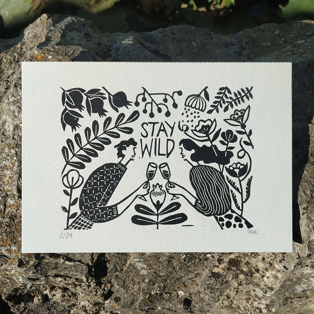 nue_stampe_linocut_brindisi_stay-wild-rq