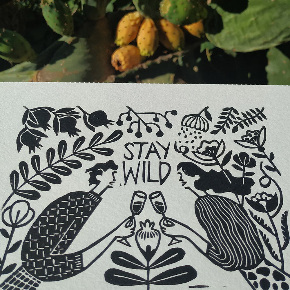 nue_stampe_linocut_brindisi_stay-wild2r