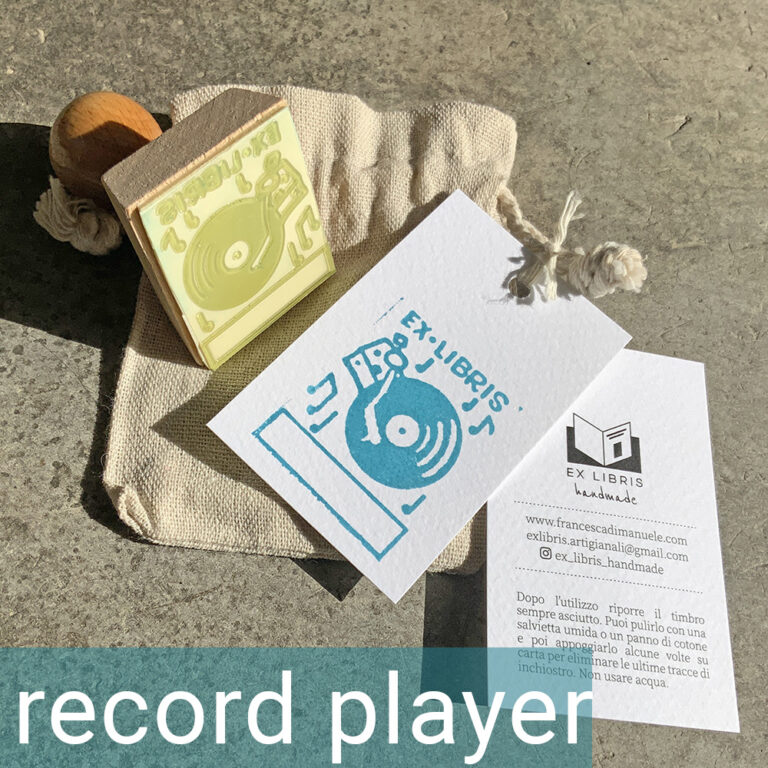 ex libris handmade_standard-en-record player_francesca-dimanuele-t