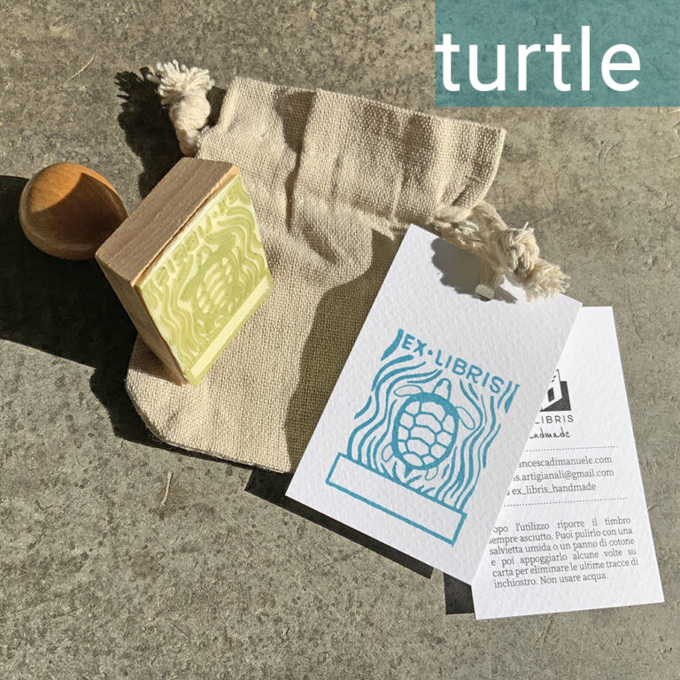 ex libris handmade_standard-en-turtle_francesca-dimanuele-t